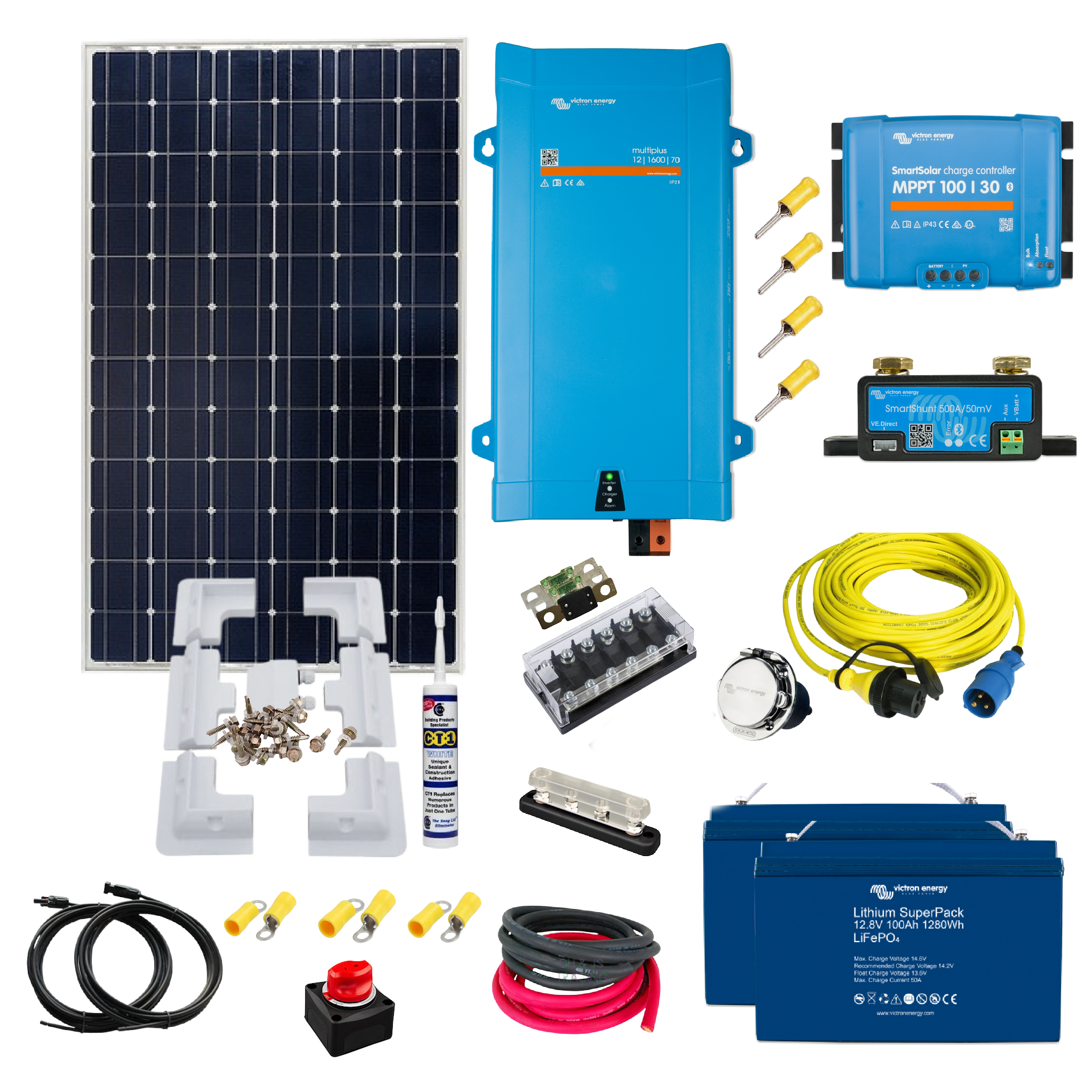 Victron 305 to 350 Watts of Solar Panels, Victron MultiPlus Inverter/C –  Callidus Solar & Battery Shop