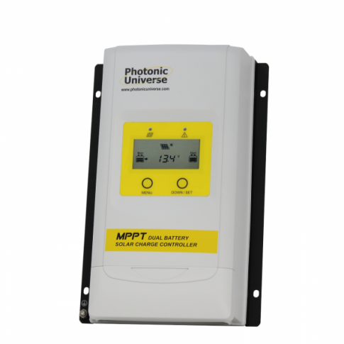 High Efficiency Dual Battery Solar Charge Controller MPPT - 20A 12V or 24V