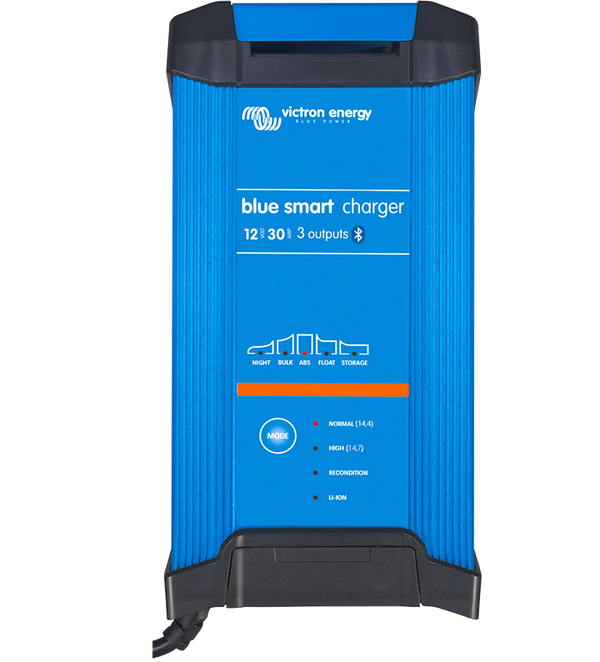 Victron Battery Charger 12/30 - Indoor (IP22) Blue Smart - 3 Output 230V UK