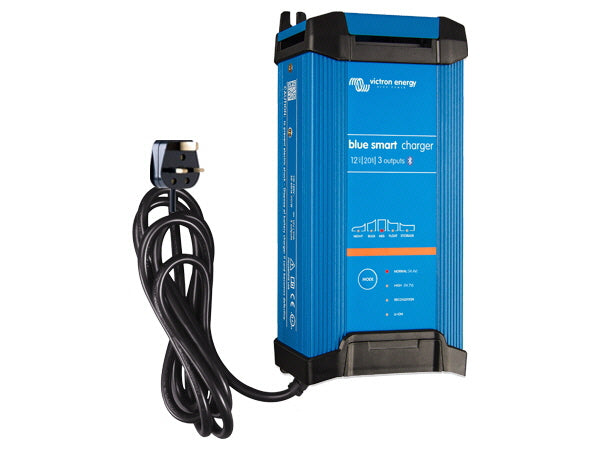 Victron Battery Charger 12/20 - Indoor (IP22) Blue Smart - 3 Output 230V UK