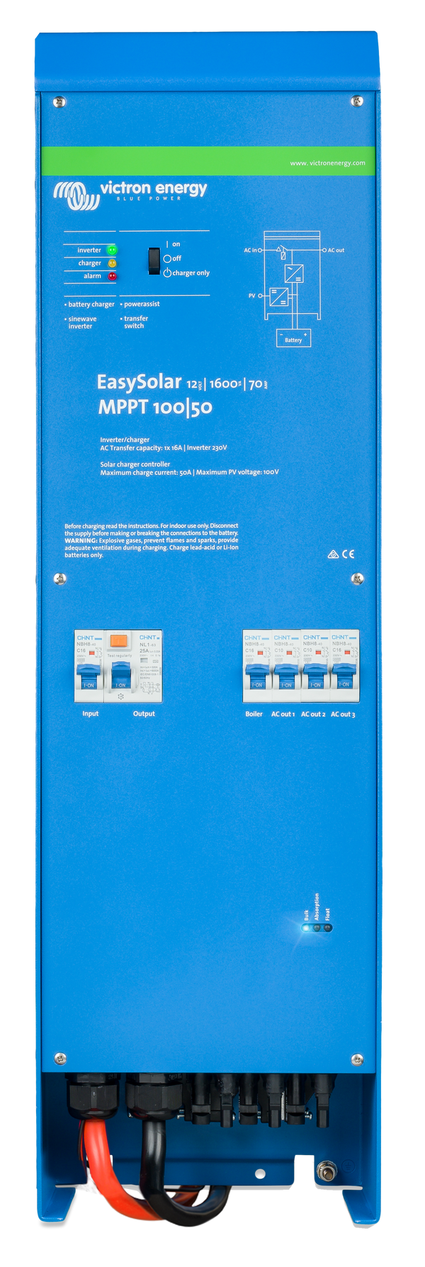 Victron EasySolar 12/1600/70-16 230V MPPT 100/50