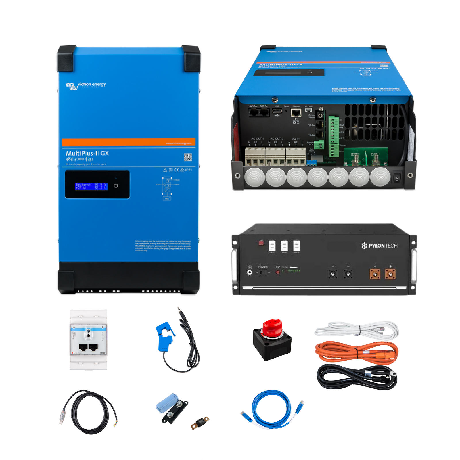 Victron Home Battery Storage - 3KVA Inverter/Charger, 4.8kWh Lithium Battery. (Add to existing solar set-up) HS3