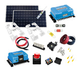 Victron 380 Watts of Solar Panels, Victron Smart MPPT, Victron Orion Smart DC/DC charger, Cable, Mounting & Gland. (KIT56)