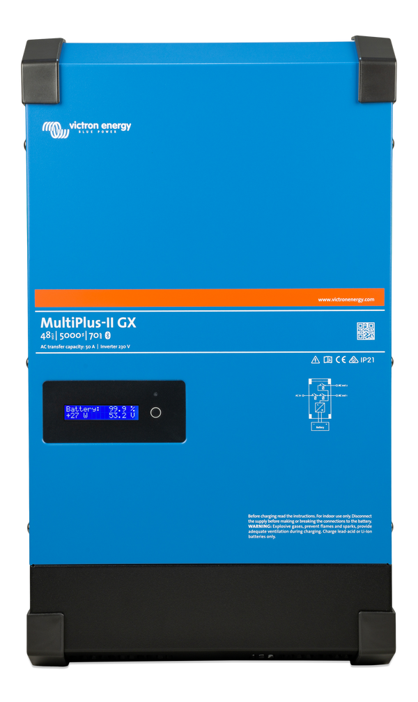 Victron MultiPlus-II 48/5000 48V 5000VA Inverter/Charger GX Version front view