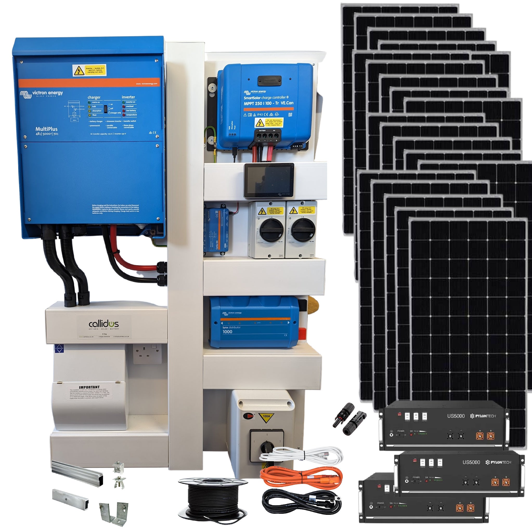 Bespoke Mains Off-Grid Power Systems – Callidus Solar & Battery Shop