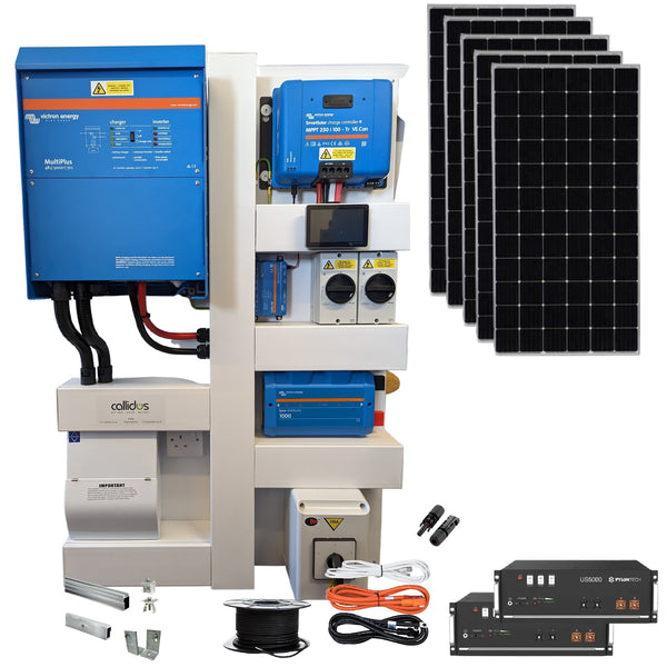 Complete Off-Grid Pre-Built Kit Builder - Choose Inverter Size, Solar and Battery Options - DIY, Plug and Play**
