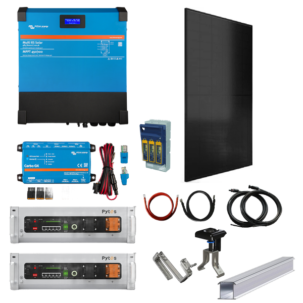 Ultimate Off-Grid Power Solution: Victron 6kVA RS Multi Kit with Pytes Batteries & Solar Panels