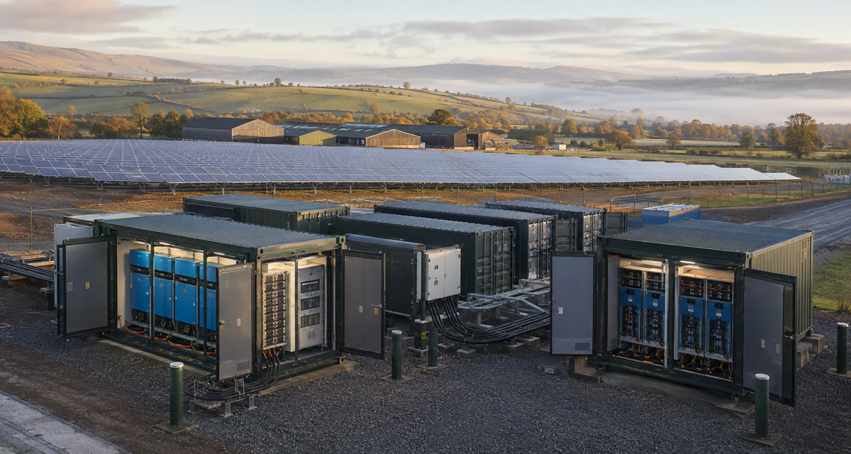 Large scalable containerised off-grid power operation