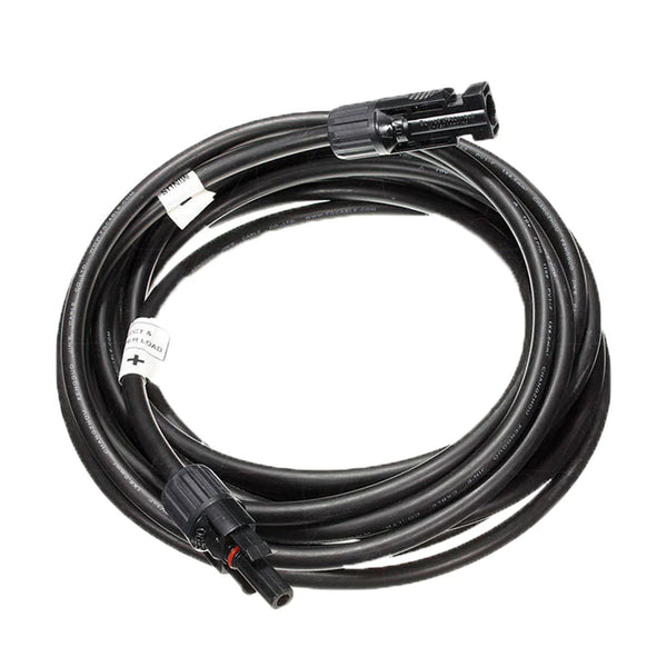 20m solar cable 6mm² with MC4 male and female connectors, durable UV-resistant design for safe and efficient solar PV system connections.
