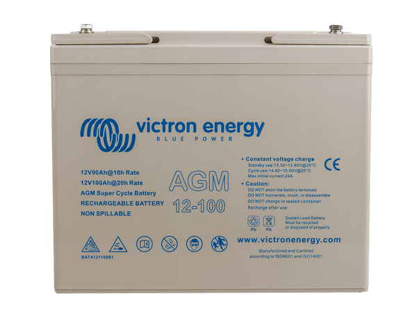 12V/100Ah AGM Super Cycle Battery (M6) - BAT412110081