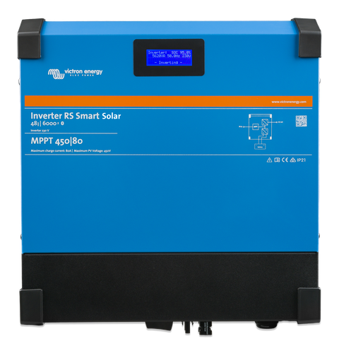 Victron Inverter RS 48/6000 + Smart Solar – 48V 6000VA + 450/80 MPPT