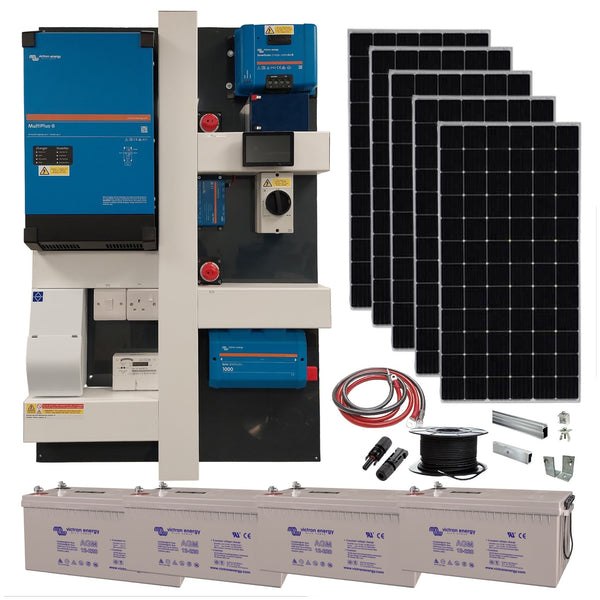 Callidus Complete Off-grid kit. Solar Power and a Pre-Built Victron 5kva Board and Batteries, which is plug and play. OG21