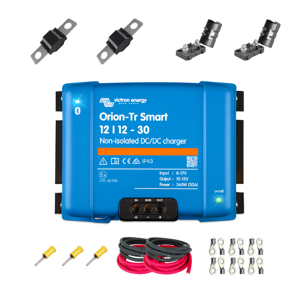 Orion-Tr Smart DC-DC charger is a professional DC to DC adaptive 3-stage charger with built-in Bluetooth. KIT61