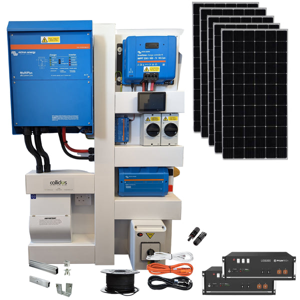 5kva Complete Off-Grid Pre-Built Kit With Solar and Battery Options - DIY, Plug and Play**
