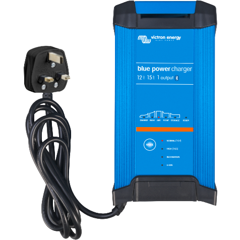 Victron Battery Charger 12/15 - Indoor (IP22) Blue Smart - 1 Output 230V UK