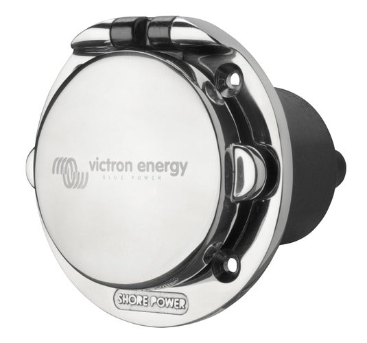 Victron Shore Power Inlet - Stainless Steel With Cover 16A